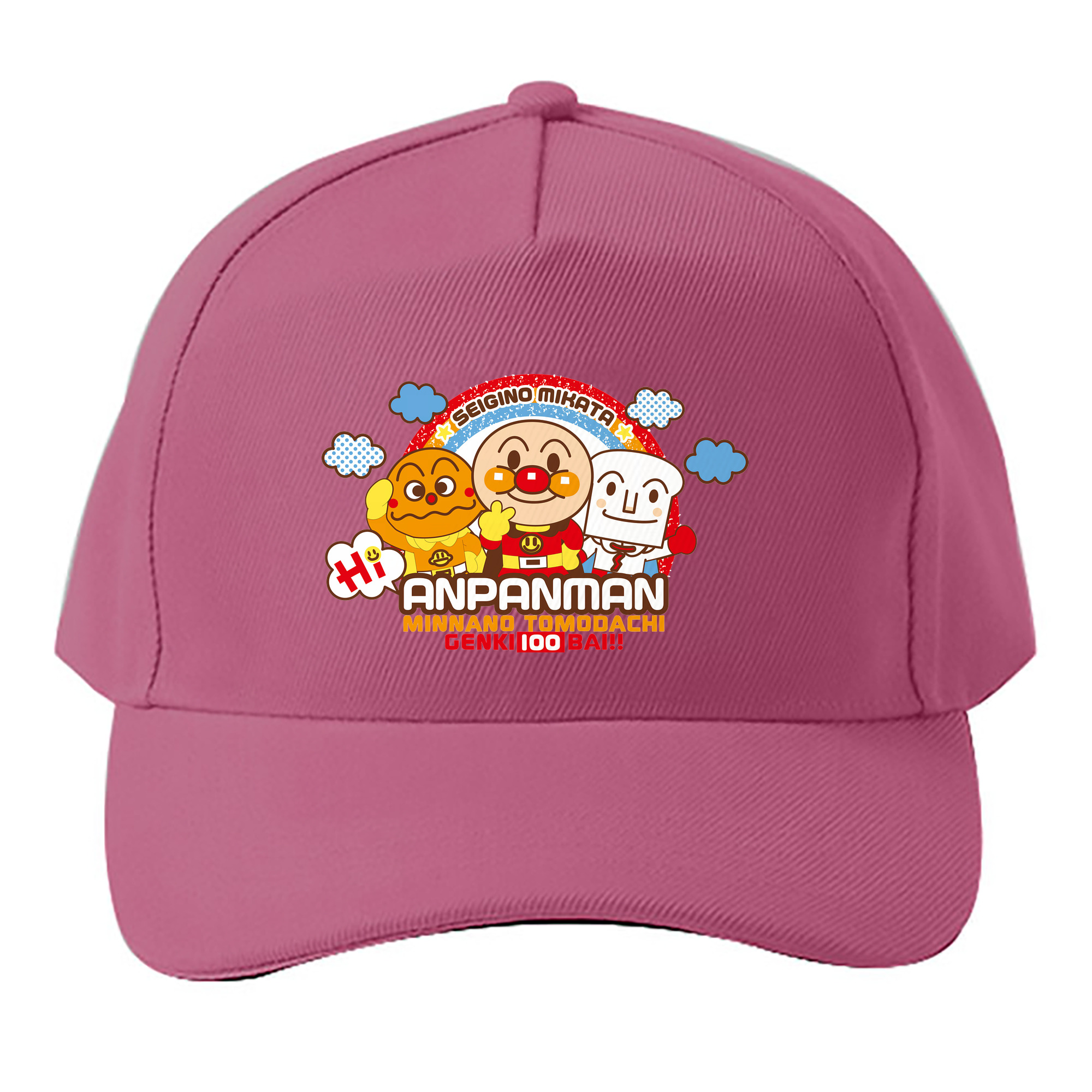 （画像用） アンパンマン Anpanman ベースボールキャップ 綿100％ 男女兼用 帽子 スポーツ